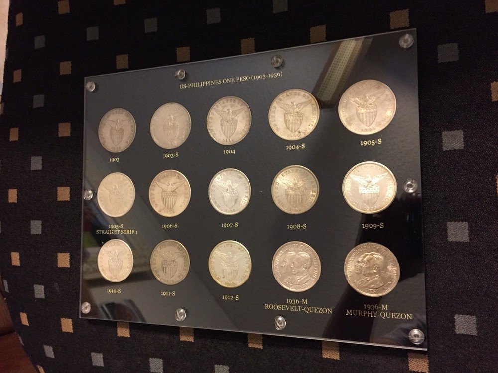 US-Philippines Peso Display Case