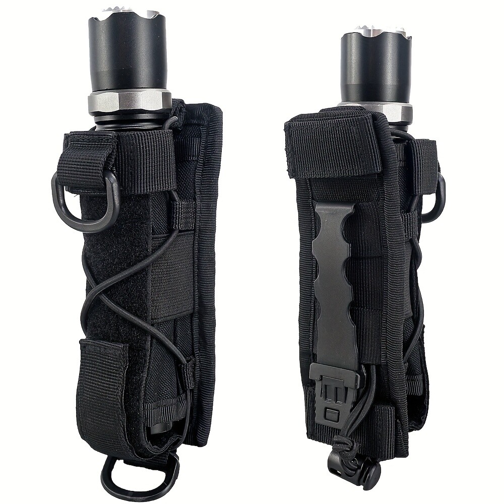 Flashlight Holster Tactical Molle Open-top Tools Pouch Flashlight Utility Pouch