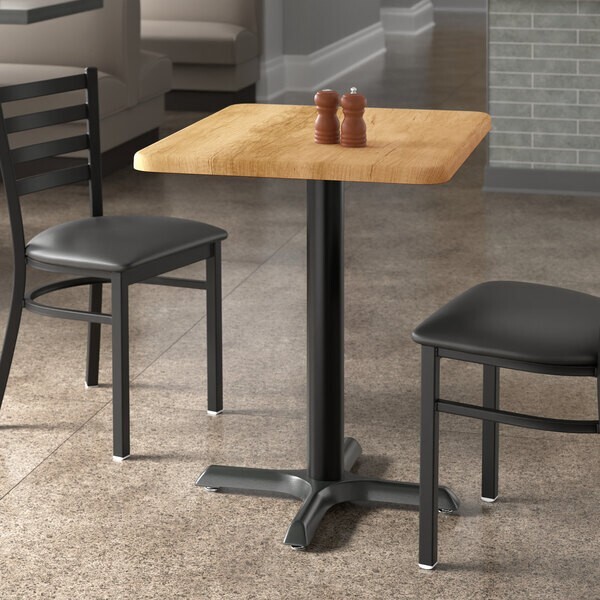 24" x 30" Rectangular Restaurant Table Top with Maple Laminate Top Finish