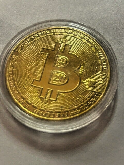 Bitcoin (gold Platted) Coin