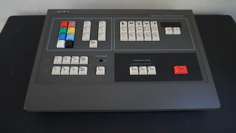 Sony DME-450 digital multi effect control panel with cable