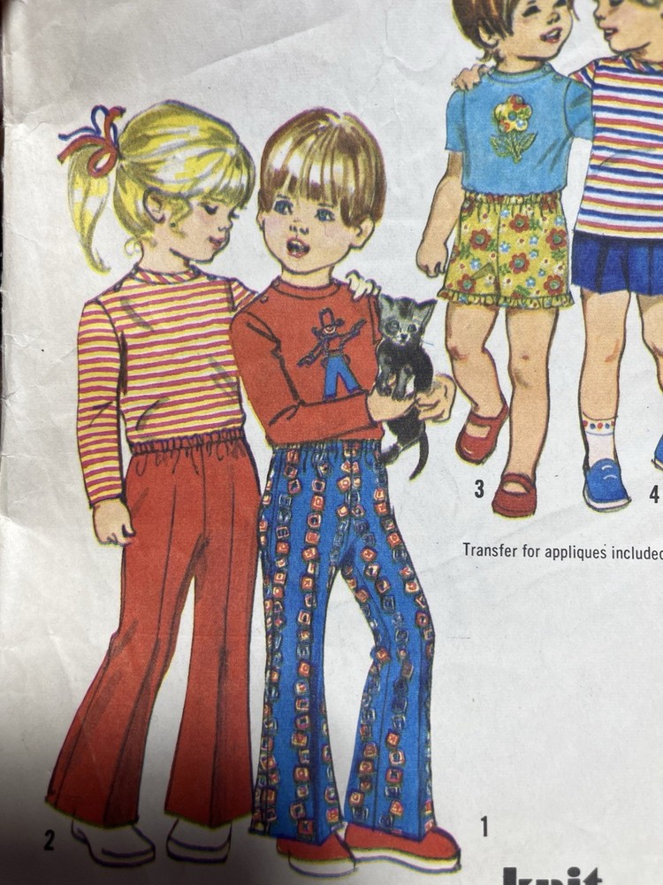 Simplicity 9948 Pattern Child Top Pants Shorts Size 2