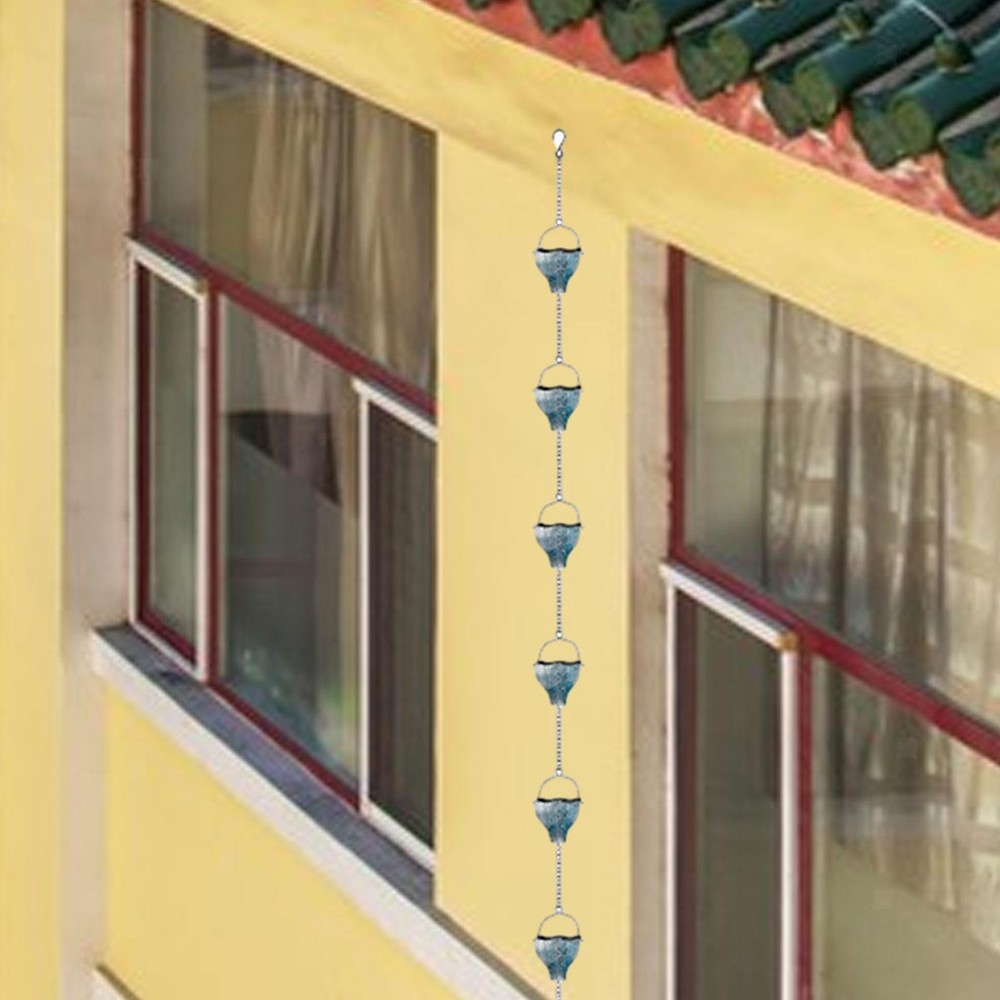 Rain Chain 113" Length Home Decor