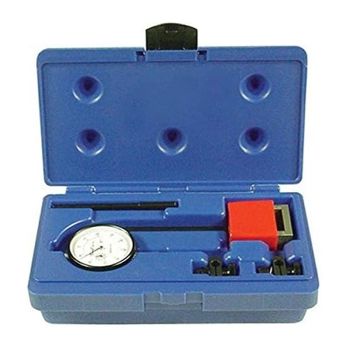 Central Tools 6410 Long Range Dial Indicator Set, 1" Range, 0.001" Graduation