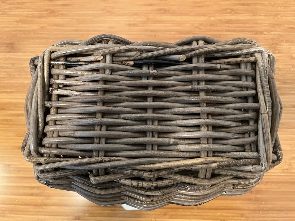 Nantucket Tuckernuck Front Basket Classic Shape Gray