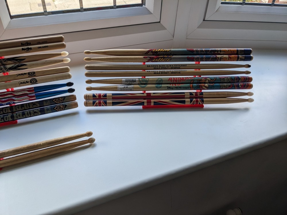 Drumstick display stand, 3D printed, various Colours, Customization available!