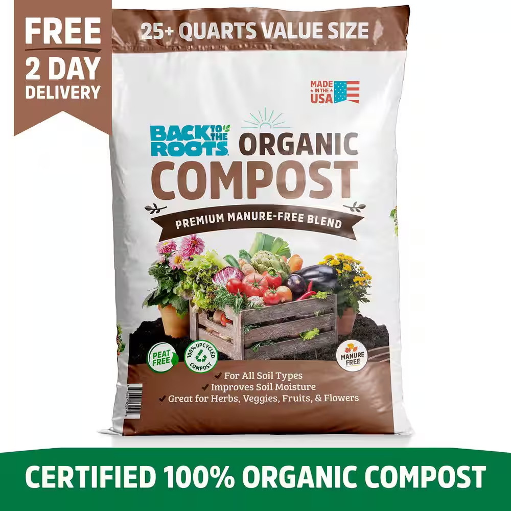 Organic Compost Soil Amendment (1 Cu. Ft. Bag)