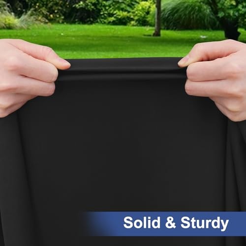 6 Foot Rectangle Elastic Fitted Tablecloth, 72" x 30" (Rectangular) 1 Black