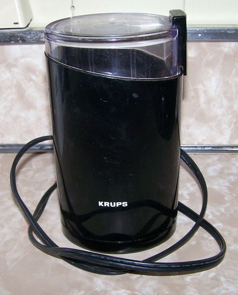 KRUPS Coffee Mill / Grinder - BLACK - 203B - EUC!