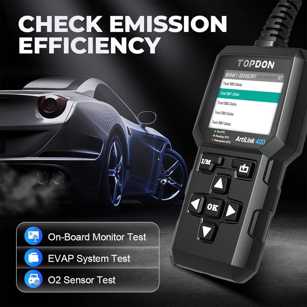 2025 TOPDON ArtiLink 400 Car Code Reader Check Engine Fault