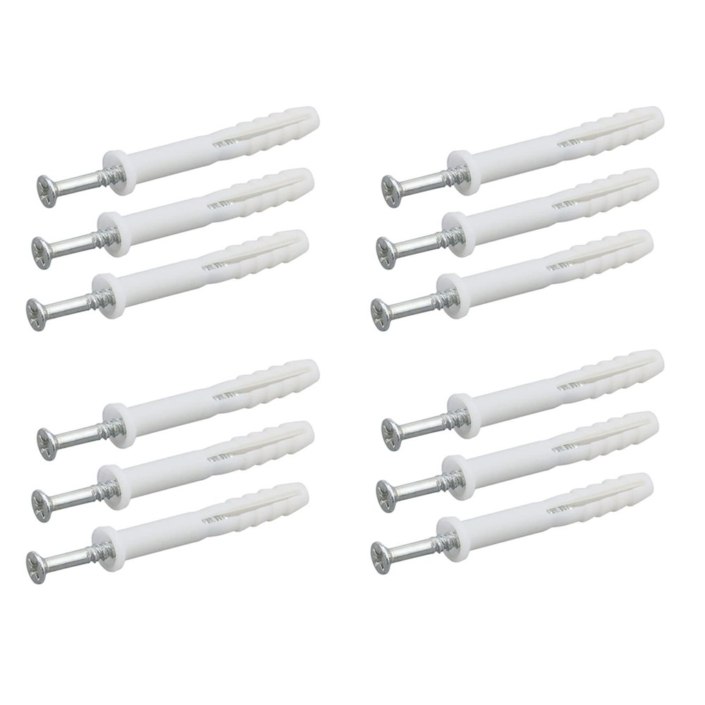 6Pcs Floating Shelf Brackets 4" Concealed Blind Shelf Support for Mounting Wo...