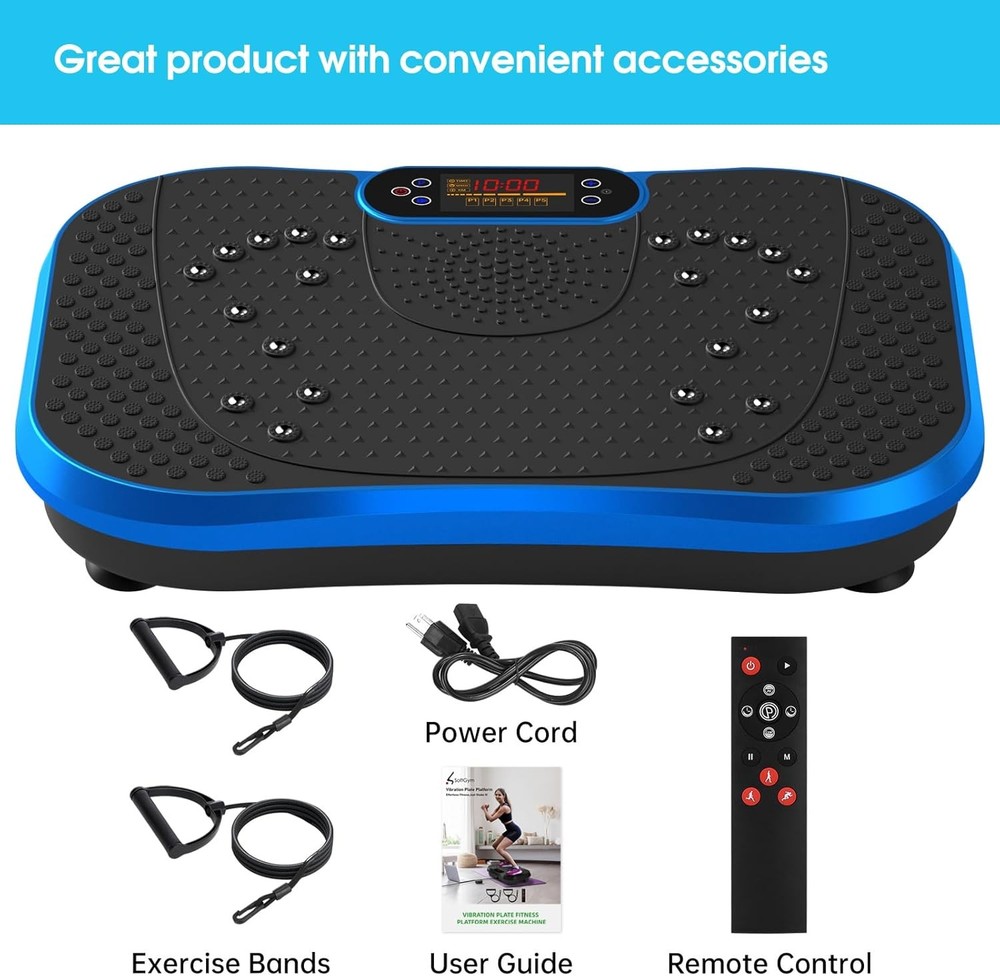 Vibration Plate Exercise Machine Lymphatic Drainage,Power Vibrate Stand Shake
