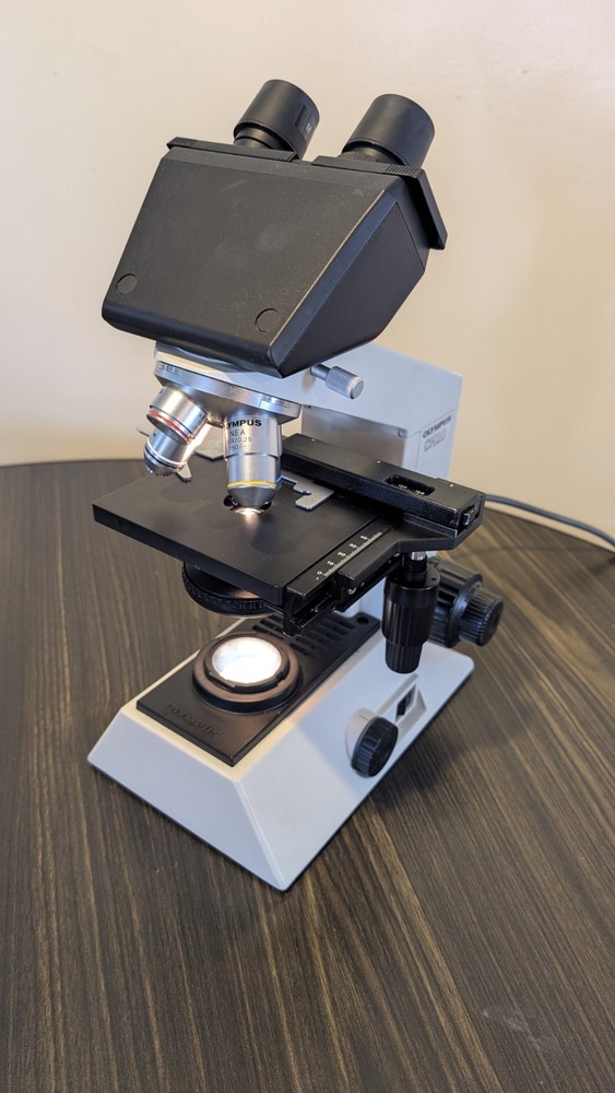 Olympus CH20 Microscope With 4 Objectives
