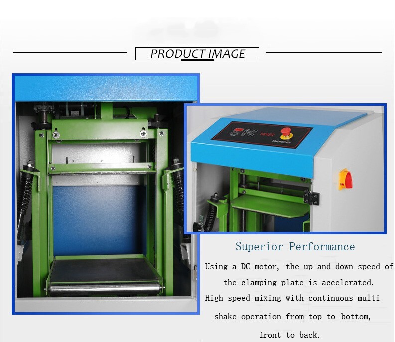 0.5L - 20L Automatic Clamping Paint Shaker 110V Frequency Conversion Paint Mixer