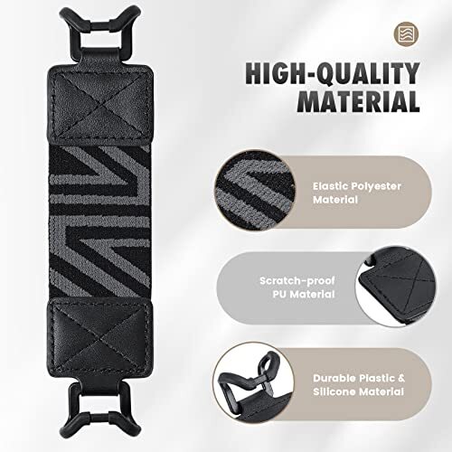 Security Hand-Strap for 6-8" Kindle eReaders Fire Black Patterned Strap