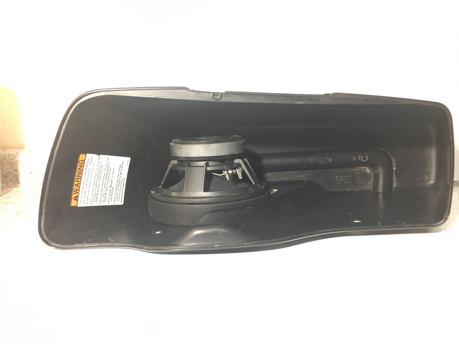 8" Front Harley Saddlebag Speaker Mounting Ring Adapters 2014-2023