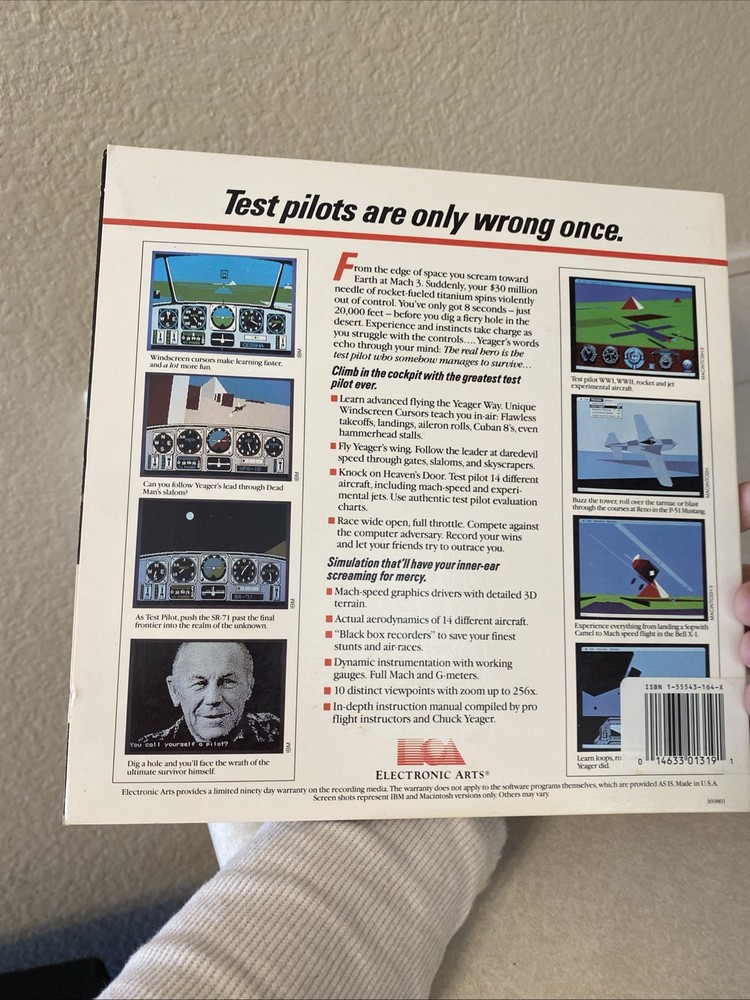 Commodore64 Chuck Yeagers Advanced Flight Trainer Commodore 64