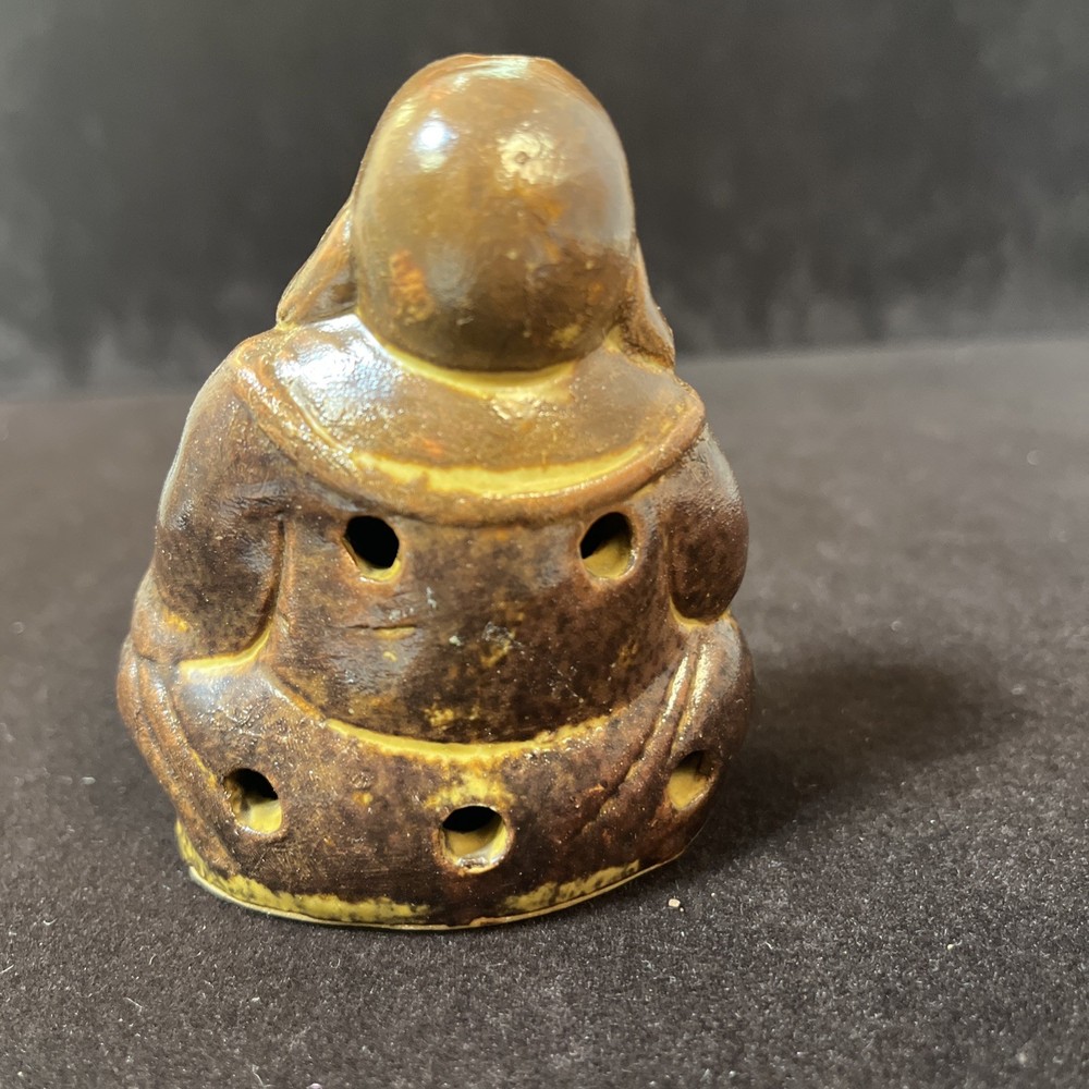 1 Small Stoneware Budda Incense Burning