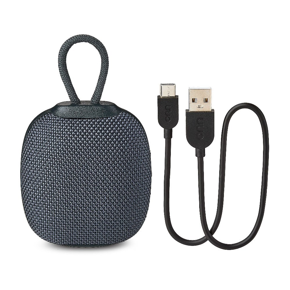 Mini Rugged Wireless Bluetooth Speaker, Shockproof Waterproof Portable, Gray