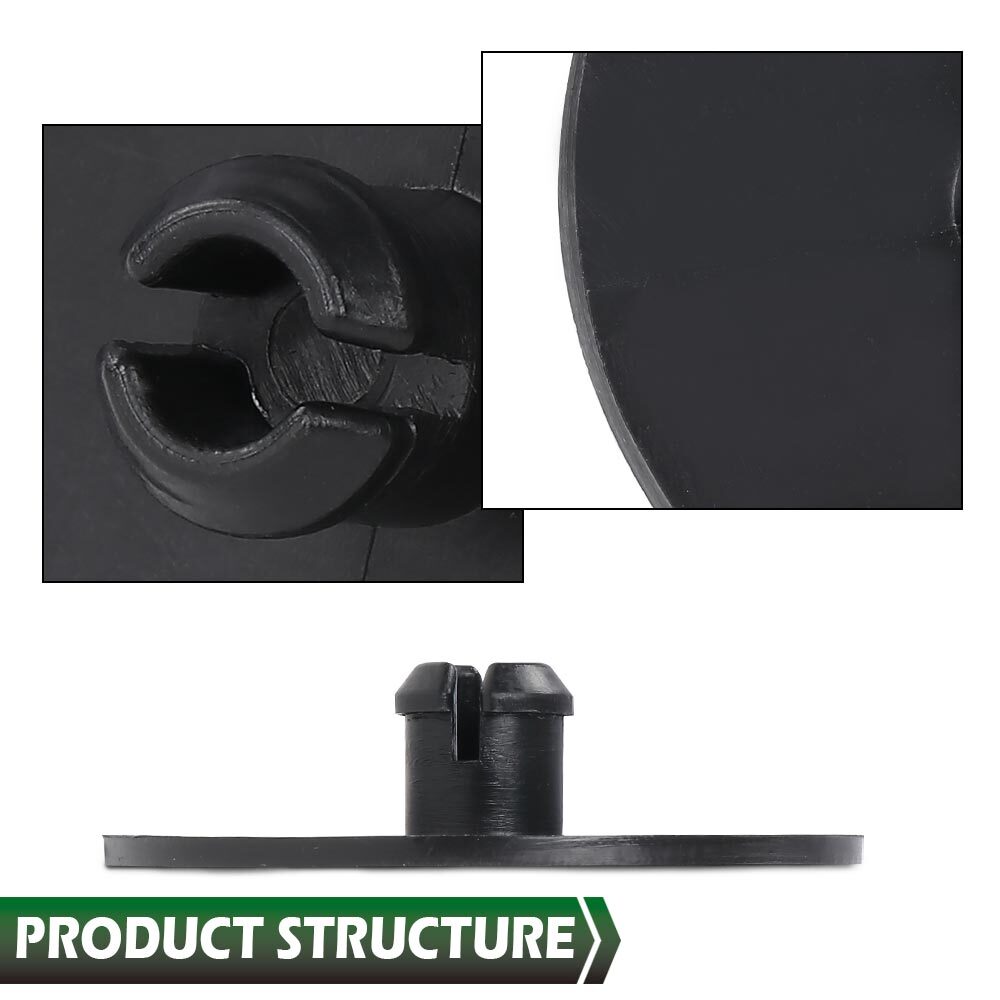 2" Leaf Spring End Tip Pad Anti Squeak Insert Cushion Plastic Silencer