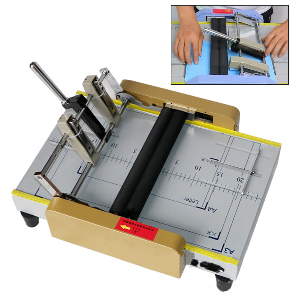 Booklet Folding Bookbinding Machine Book Paper Booklet Stapling Binder Stapler