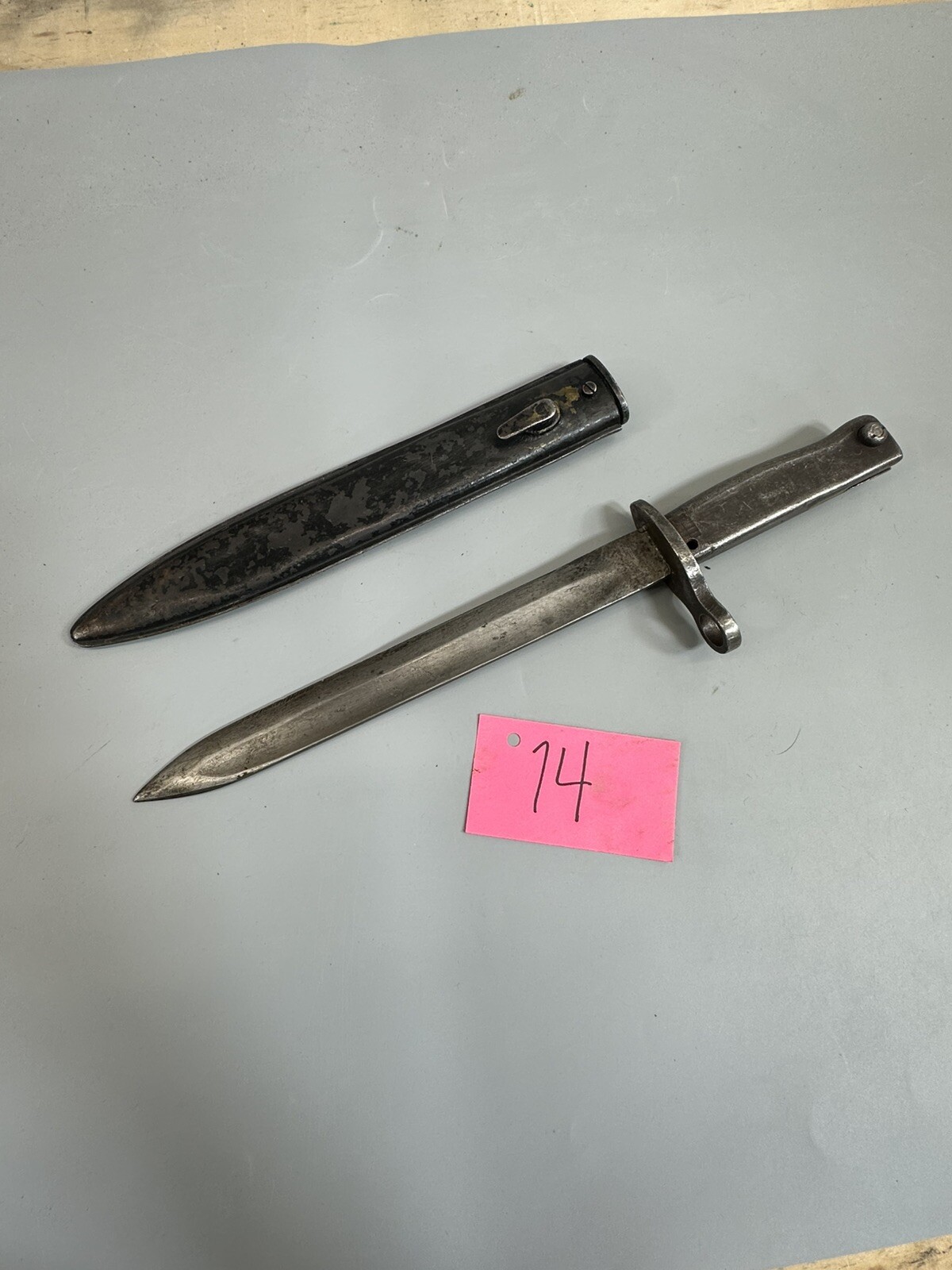 WWI German Made Turkish M1903 Mauser Rifle M1916 Ersatz Bayonet & Scabbard/p14