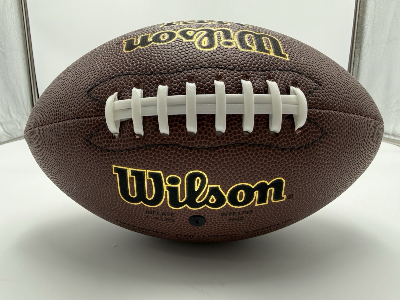 Bo Jackson Signed Los Angeles Raiders Full Size Wilson NFL Football AEU COA