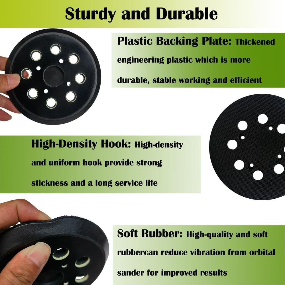 2 Pack 5" Hook and Loop Replacement Sander Pad for Rs290, Rs241, Rs240,...