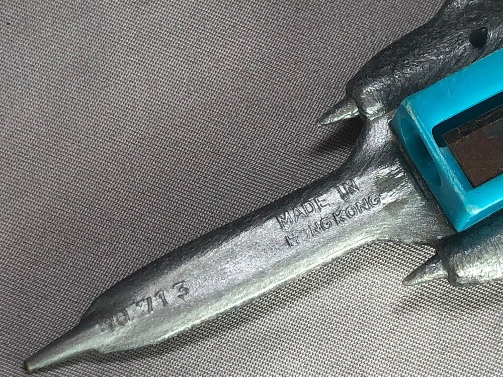 BOMBER AIRPLANE Figural Plastic PENCIL SHARPENER Vintage