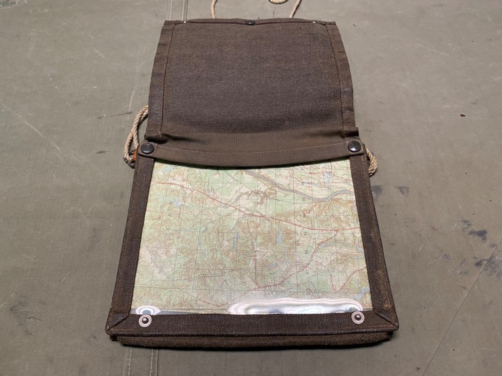 ORIGINAL WWII GERMAN OFFICER NCO M31 MAP CASE