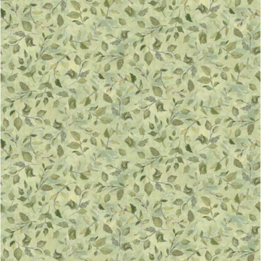 Hydrangea Reverie Leaves Cotton Fabric