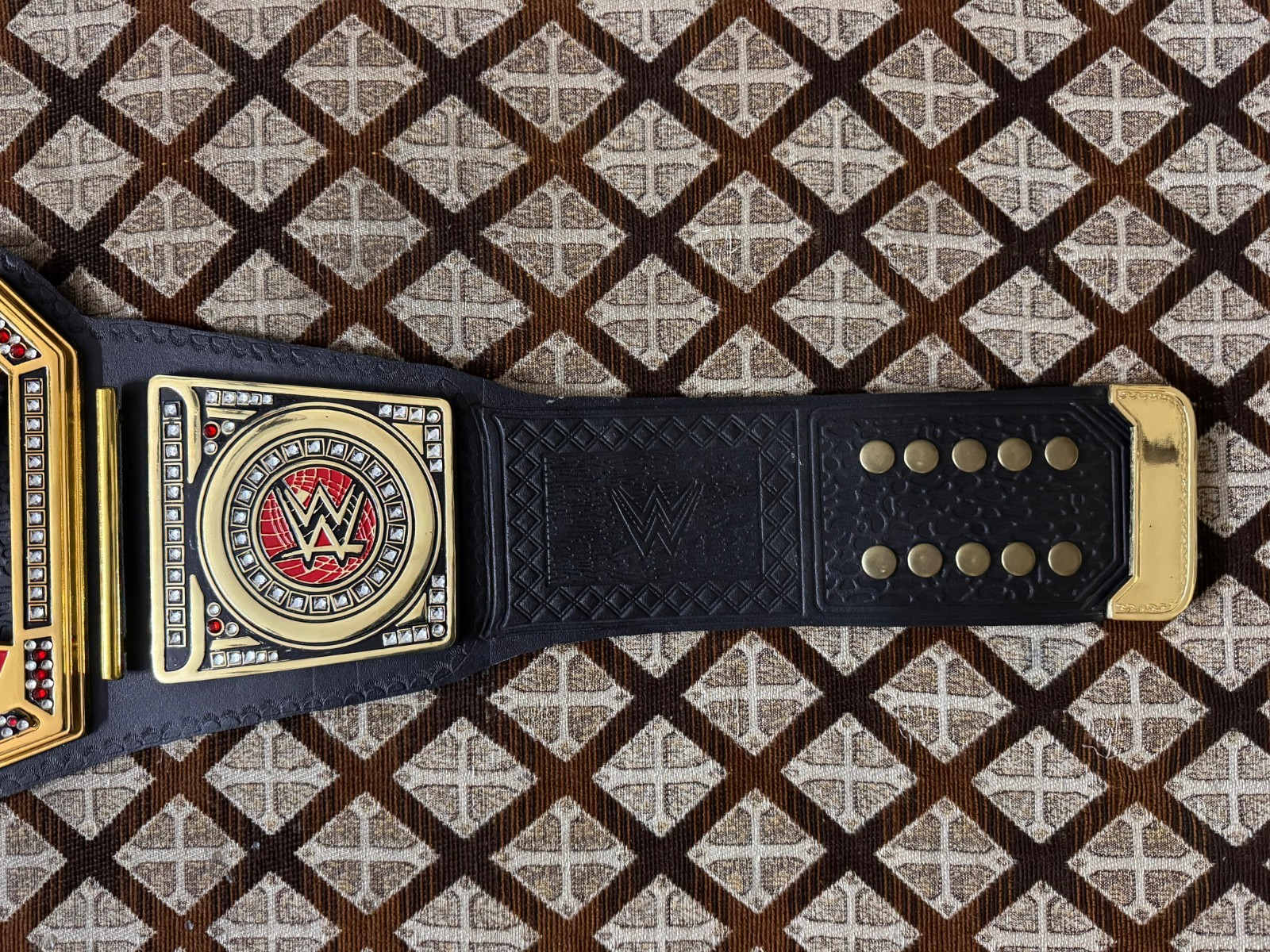 World Heavyweight Championship Replica Title Belt Adult Size Zinc 4mm On...