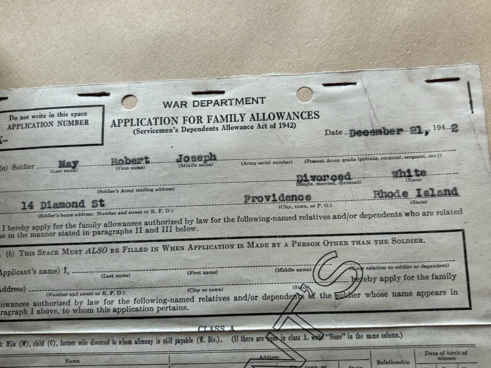 WWII US Scrap book of Robert Joseph May Photos, ID’s, Menu’s, Booklets,