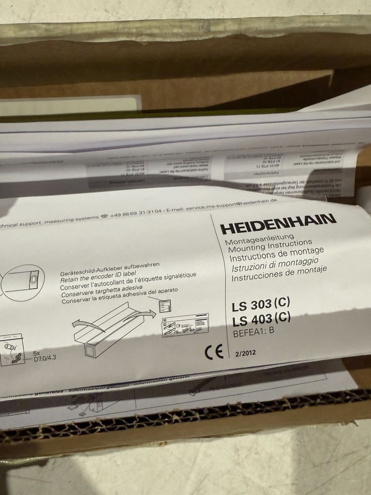 HEIDENHAIN LS 403 LINEAR ENCODER NEW WITH BOX