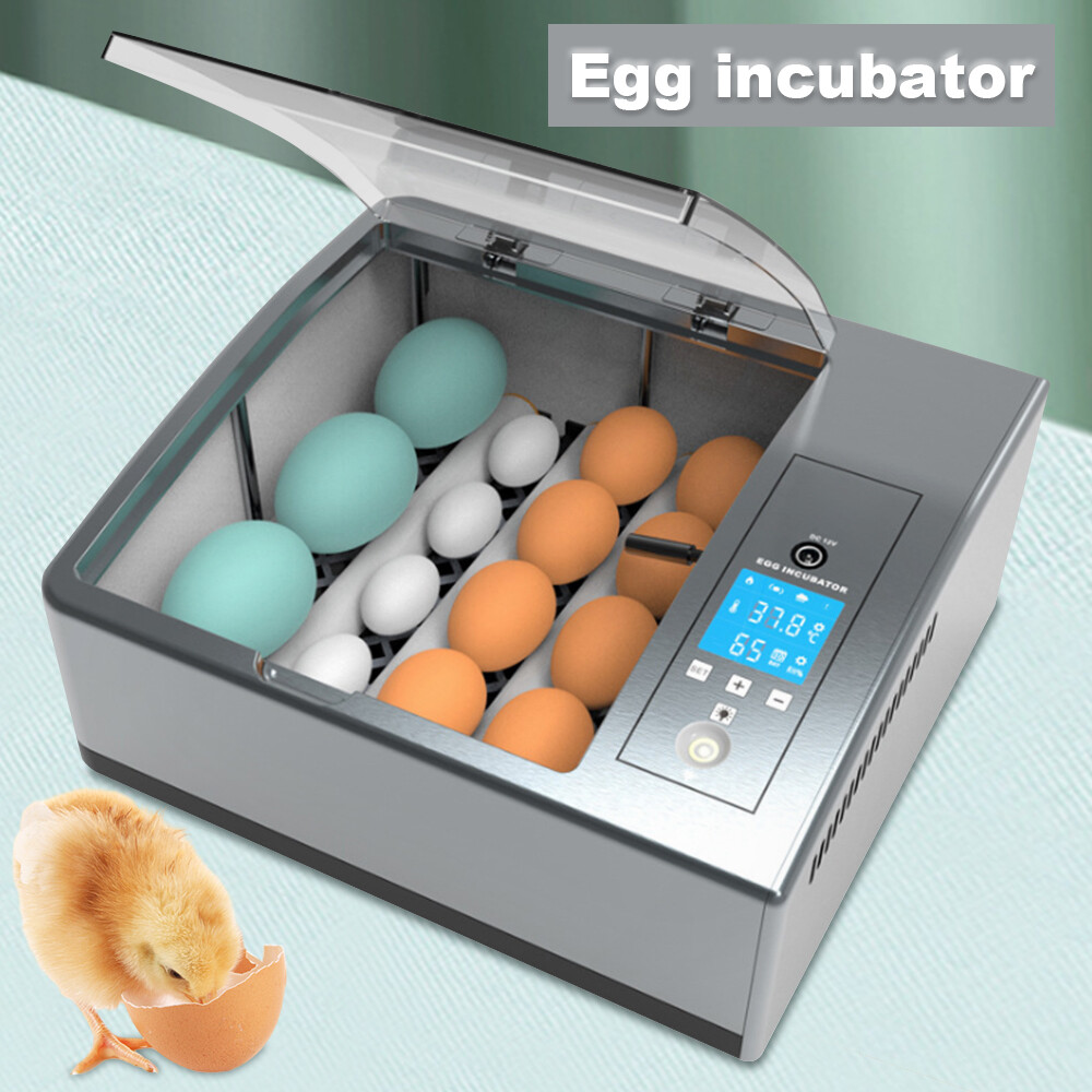 16 Egg Automatic Incubator with LCD Display and Temperature Control