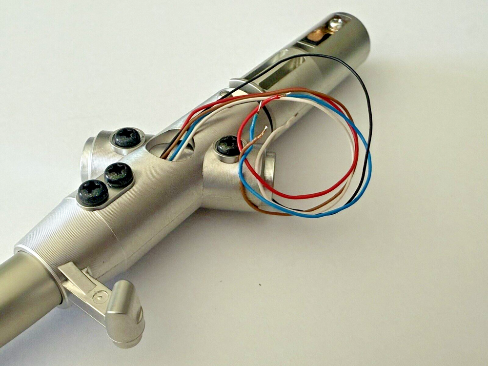 Technic 1200 1210 M5G MK5G Satin S Tonearm w/wire assembly socket & Intersection