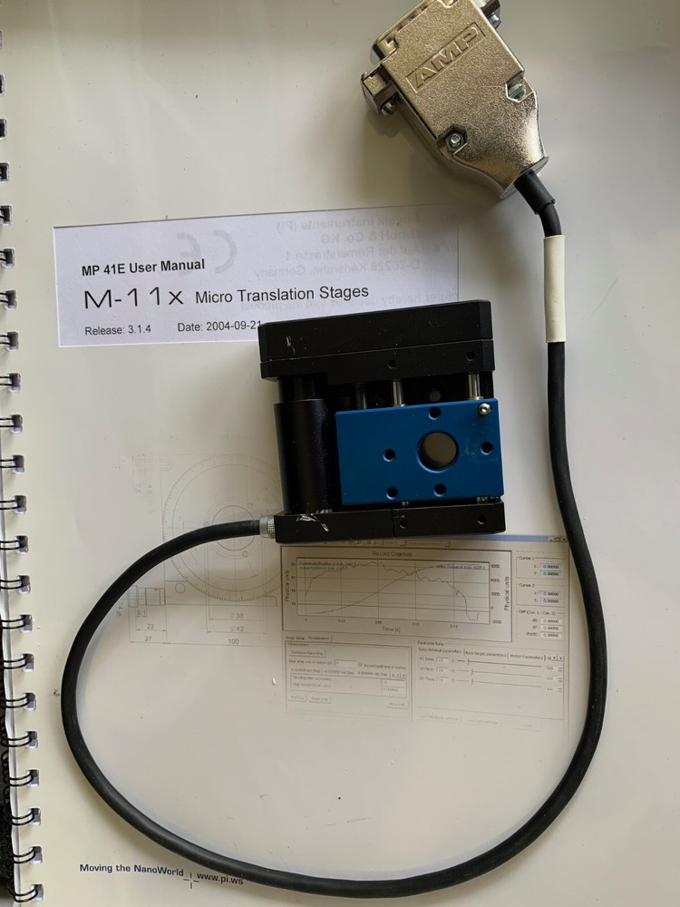 Micro Translation Stage: PI M-110.1DG High-Resolution Linear Motor Stage