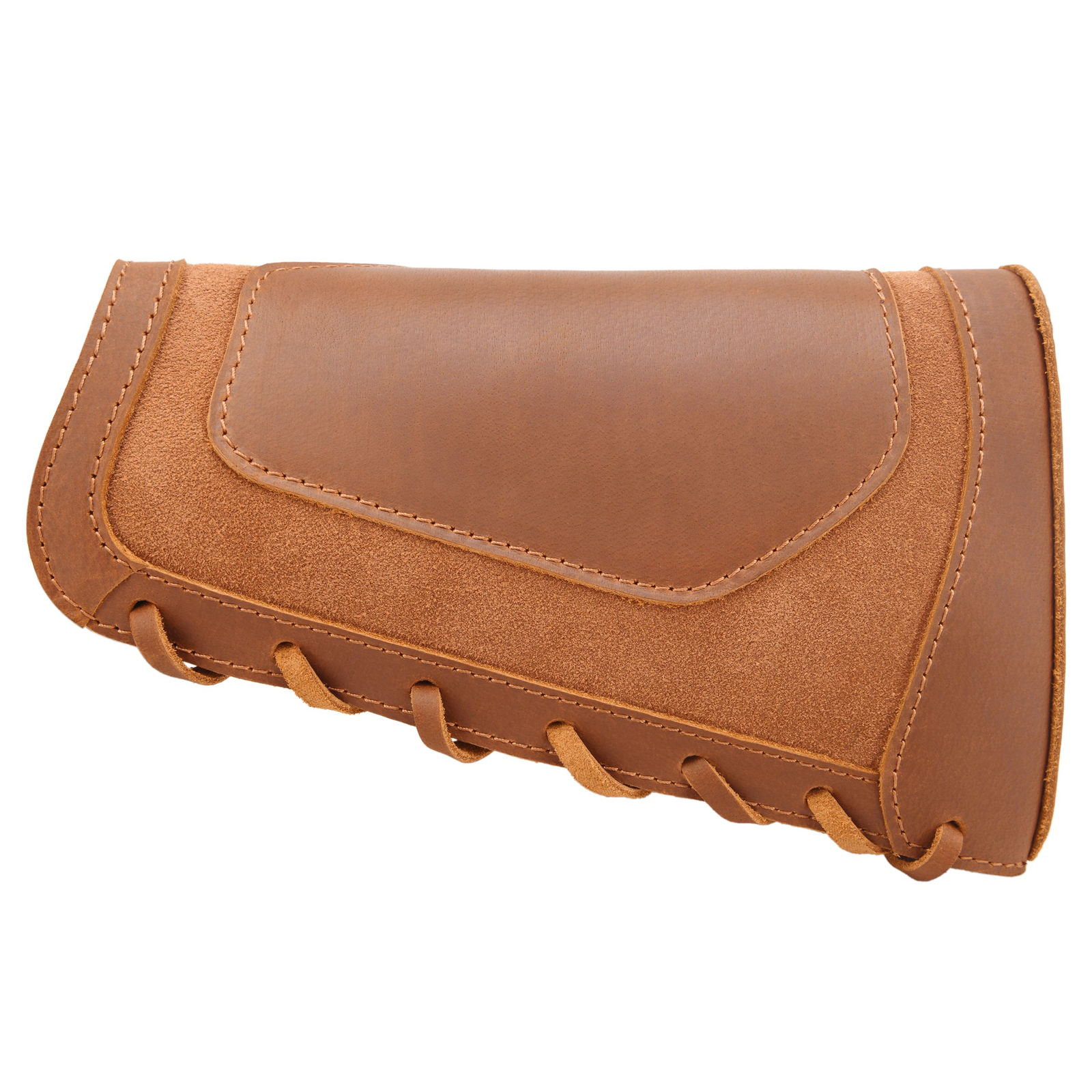 Leather Gun Rifle Cheek Rest Shell Holder Shotgun Recoil Pad for .308.22LR .357