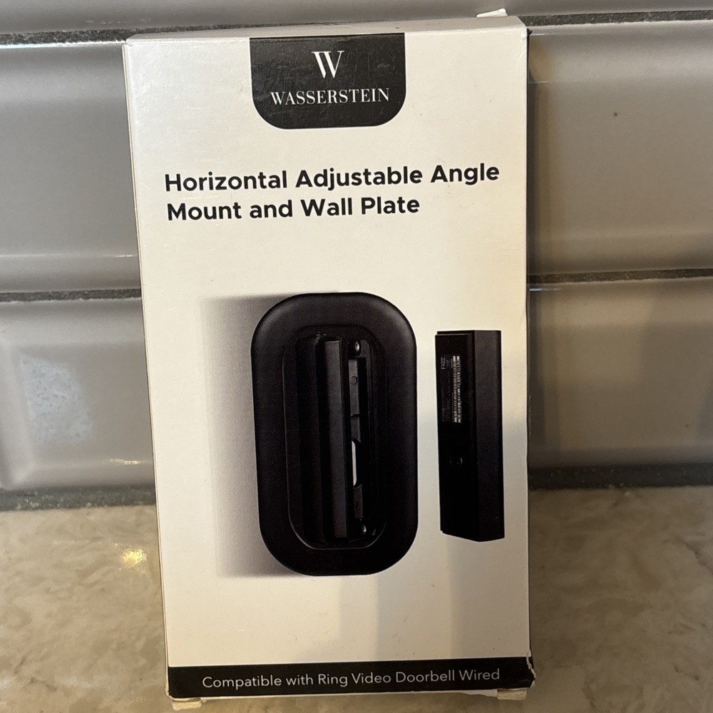 2 FOR 1! Adjustable Angle Mount and Plate for Ring Video Doorbell