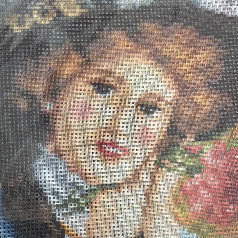 Orchidea Printed needlepoint tapestry Canvas Only 40x50 Cm