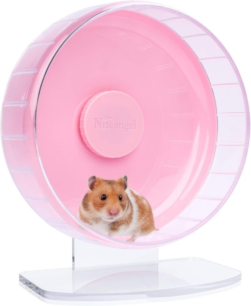 Quiet Spinner Hamster Wheel for Small Animals - Adjustable and Durable Elements
