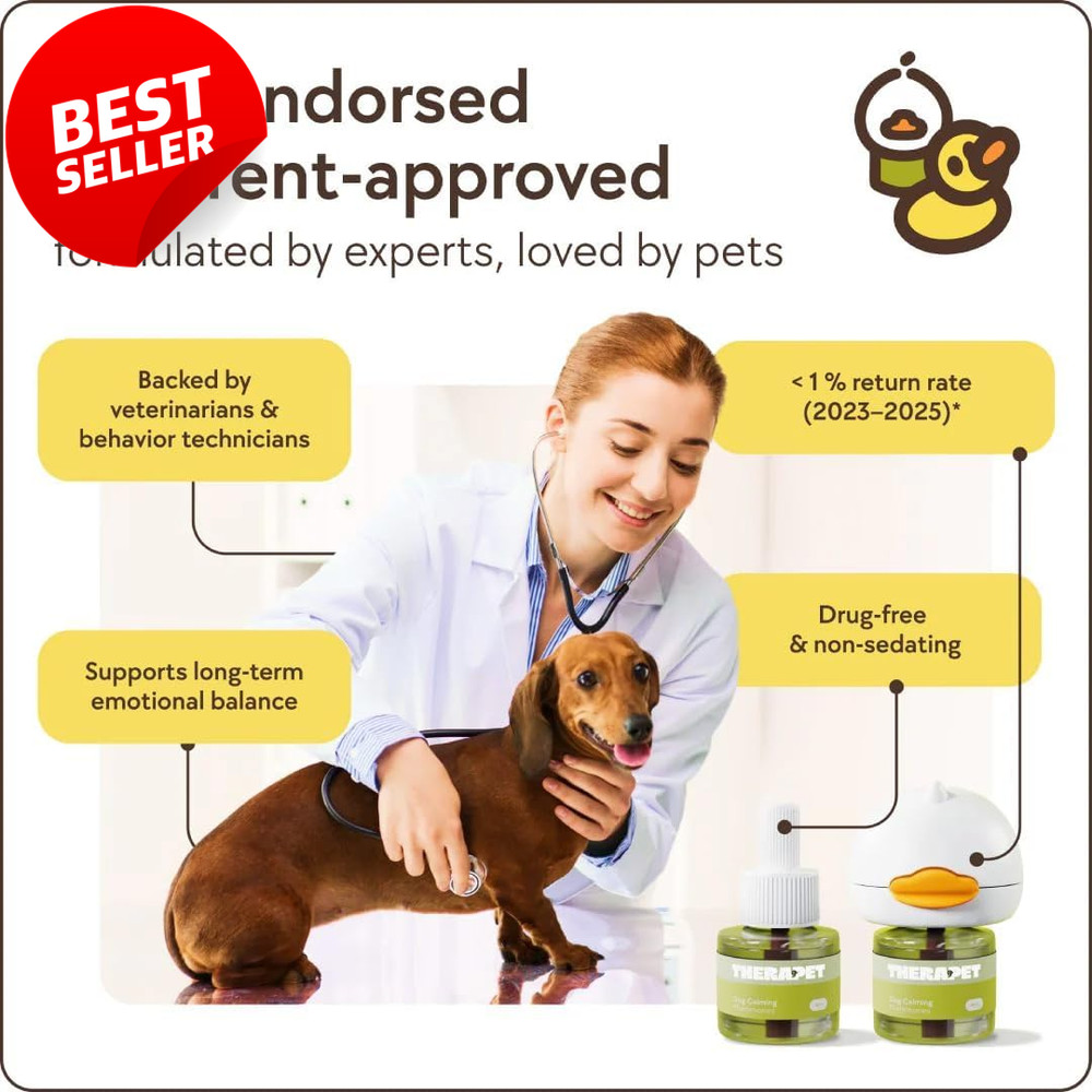 Dog Calming Diffuser Refill 2 Pack 60 Day Therapet MD - US