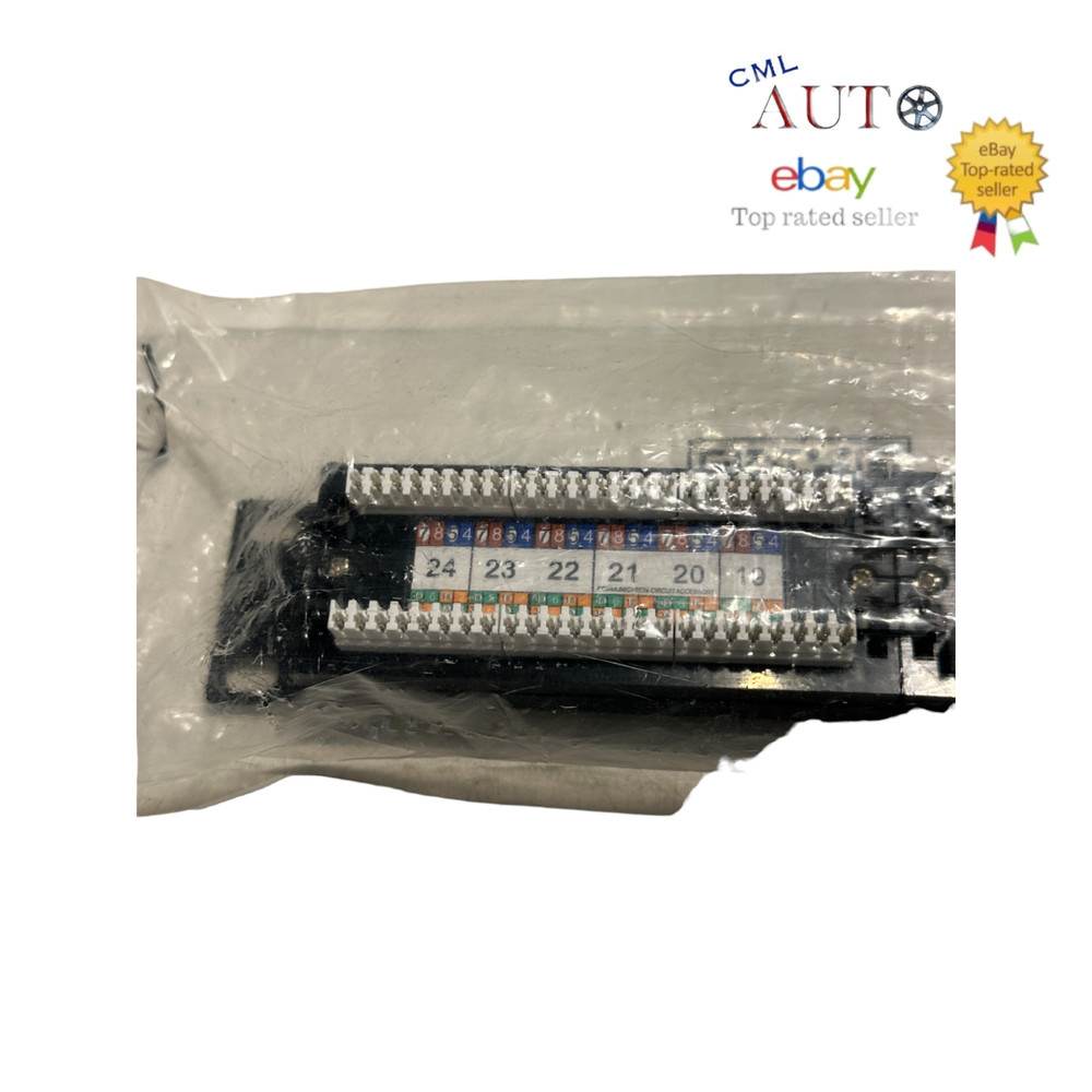 24-Port Cat6 Patch Panel, 10Gbps RJ45 Keystone Network Panel