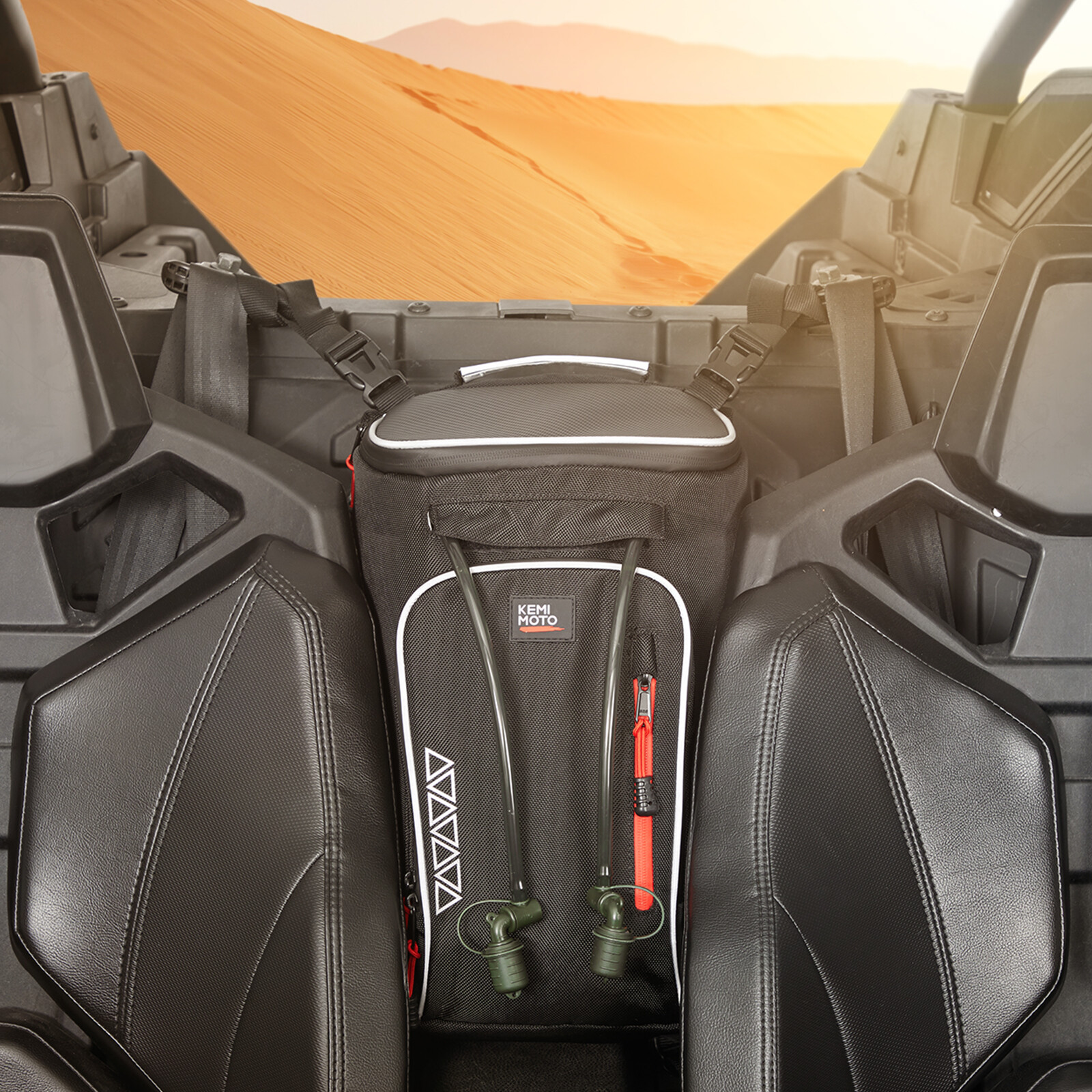 UTV Updated Center Console Seat Storage Bag for Polaris RZR PRO XP /4 2020-2024