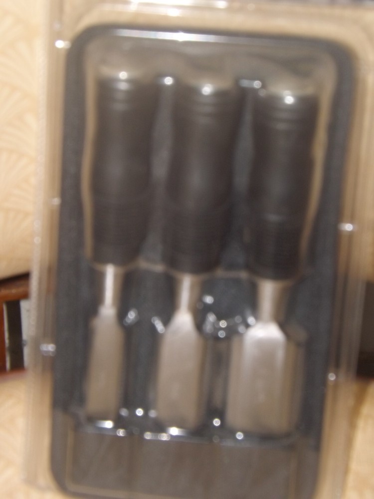 3 piece olympic tools wood chisel set with nylon pouch