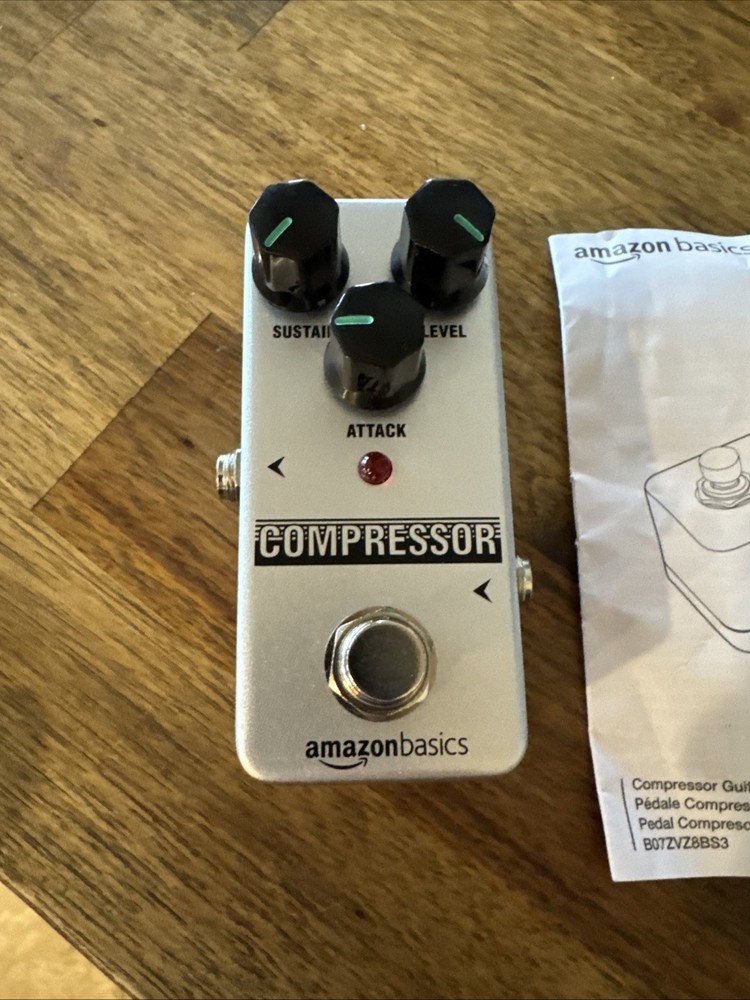 Amazon Basics Mini Compressor Electric Guitar Pedal