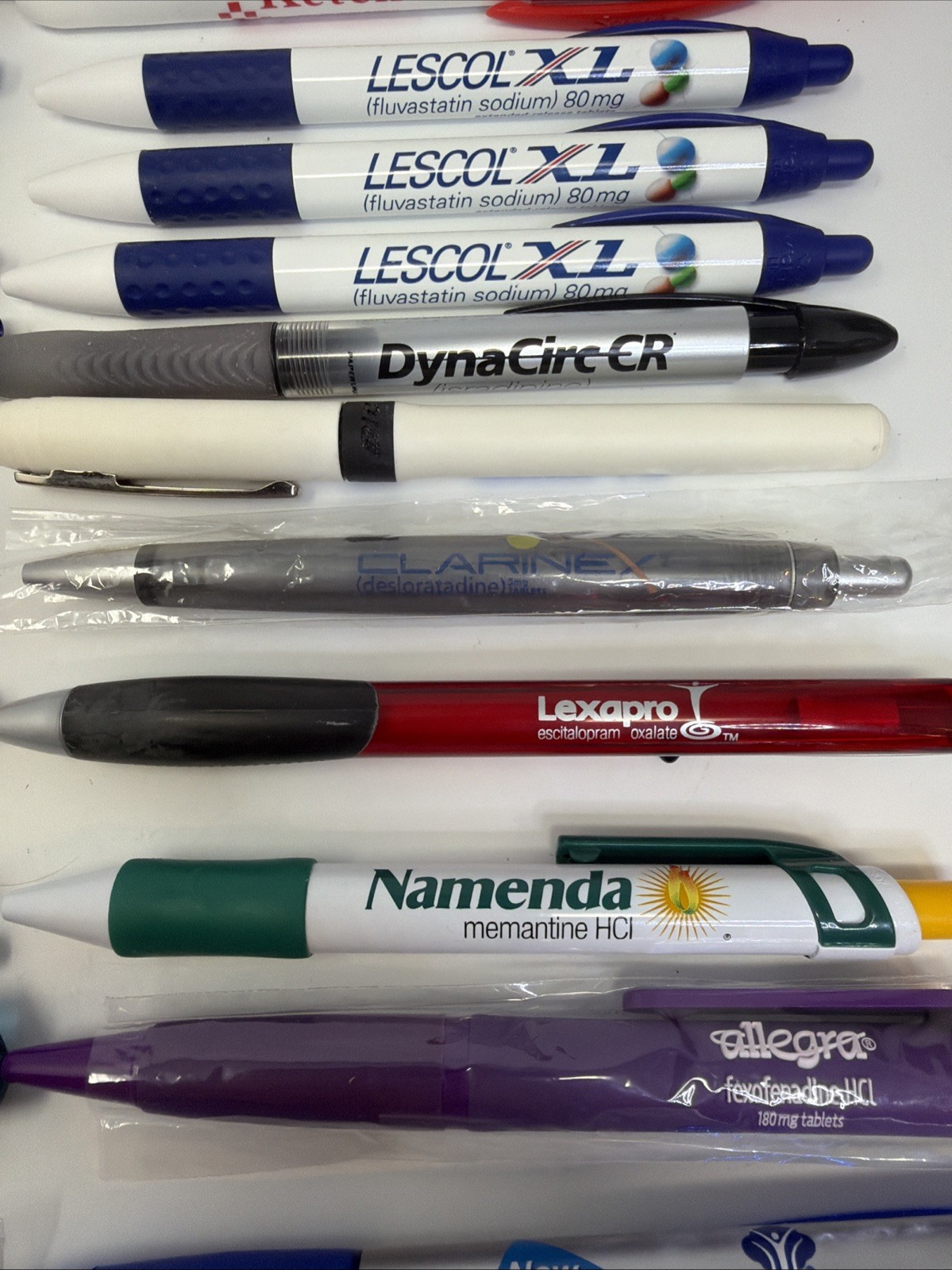 Pharmaceutical Drug Rep Advertising Pens Promo Pens Lot Of Over 50