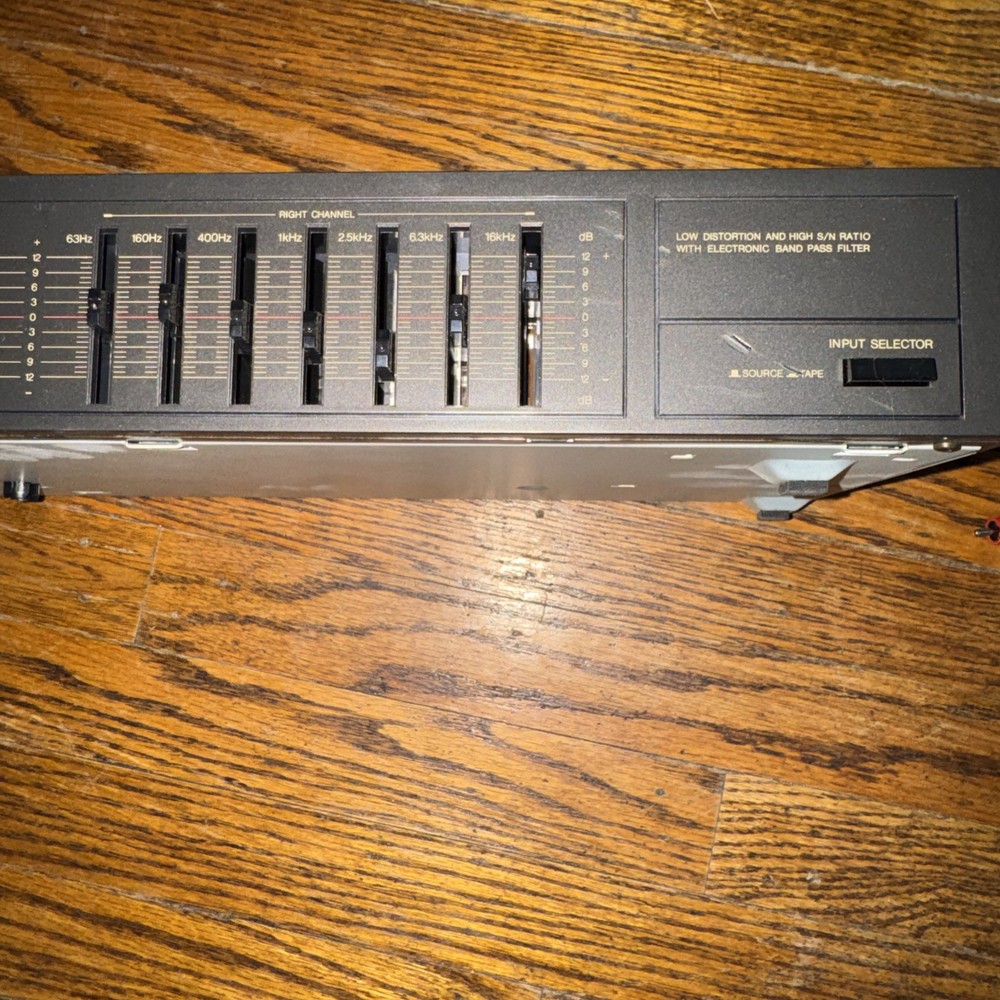 Technics SH-8017 - Stereo Graphic Equalizer w/ RCA Inputs /Outputs Tested