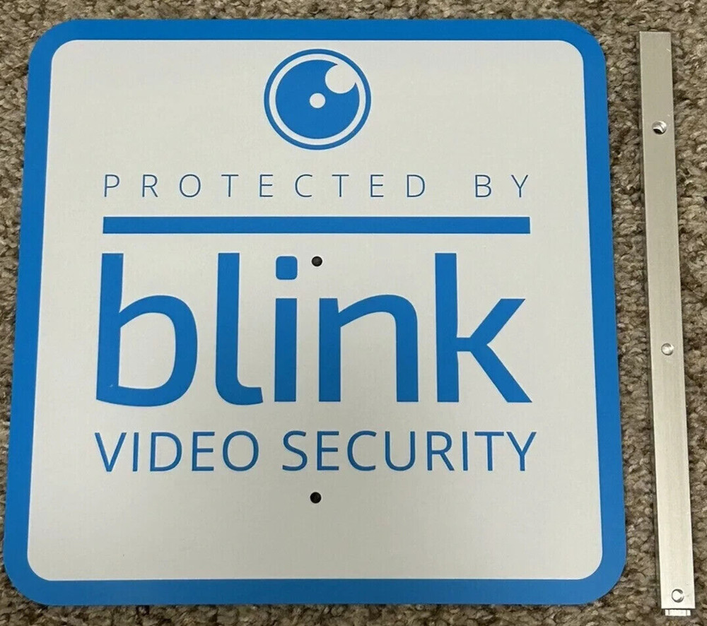 Blink Yard Video Security Sign