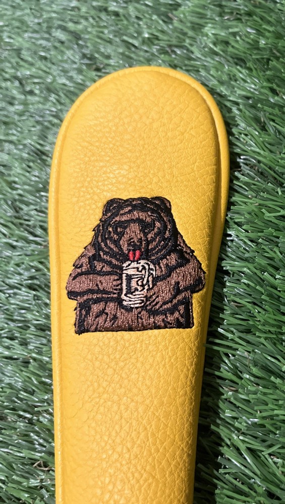 Yellow Beer Bear Alignment Stick Cover